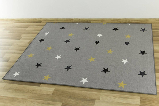 Dywan Stars 19 szare gwiazdki