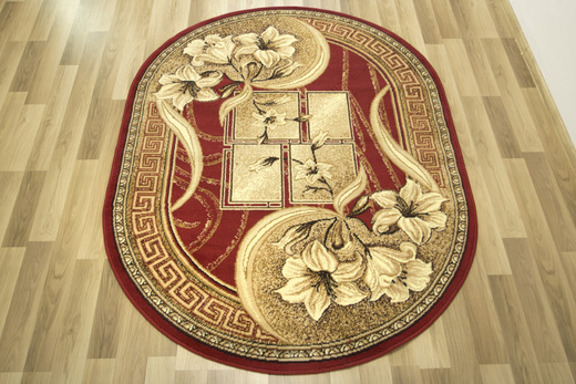 Dywan Gold 365/22 owalny bordo