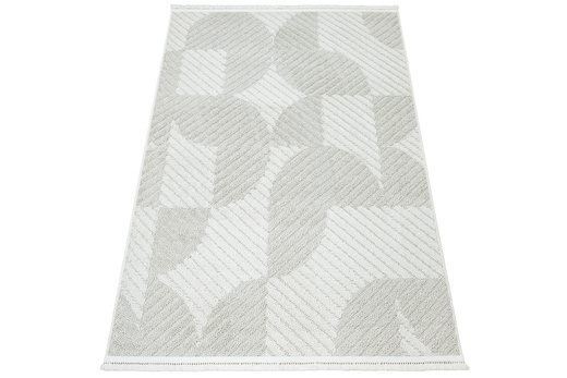 Dywan Milano 032 beige/cream Krem Kaszmir Geometria Frędzelki