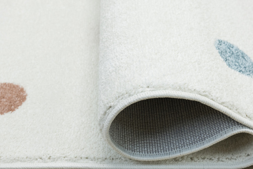 Dywan Dziecięcy Lima C275A cream/lila Krem Kropki