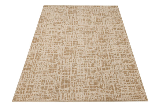 Wykładzina Traffic 68 Beige Beż Brąz Kratka Melanż szerokość 4 m