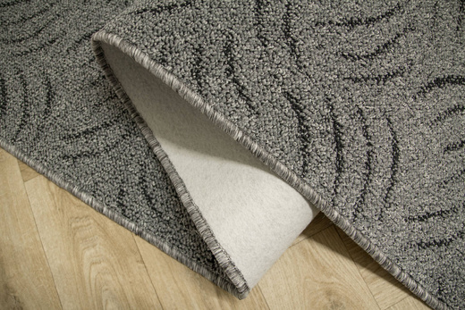 Wykładzina Presto 74 Melanż Srebrzysty Szary Czarny szerokość 4 m