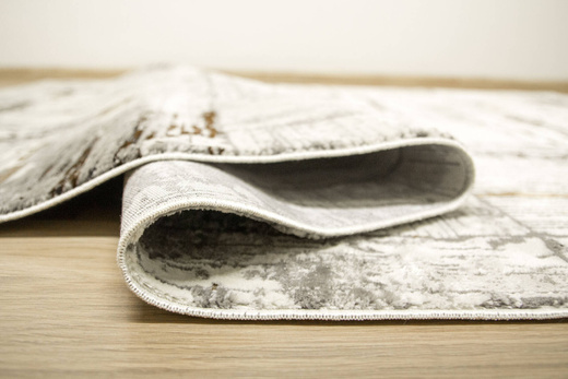 Dywan Modena 5309 bone/d.brown Krem Szary Złoty Przeciecierany Tynk