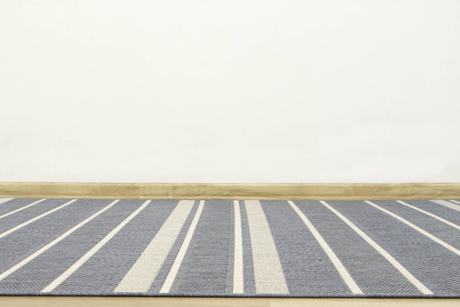 Dywan Sznurkowy Split 48118/591 Niebieski Krem Pasy