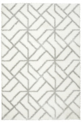 Dywan Boho 654 cream/grey Kremowy Szary Geometryczny