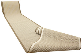 Dwustronny Sznurkowy Chodnik Brussels 205681/10210 Coffee Krem Beż szerokość 80 cm