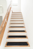 Antypoślizgowa tekstylna nakładka szara na schody samoprzylepna
