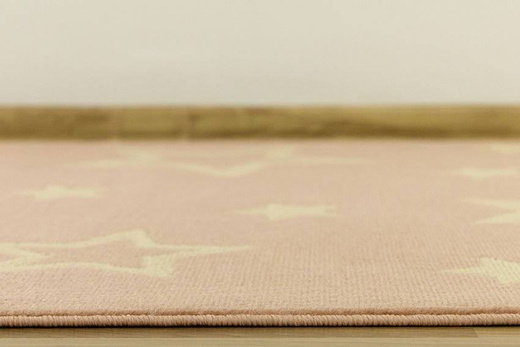 Dywan KIDS 533744/85822 gwiazdki pastelowy pudrowy róż