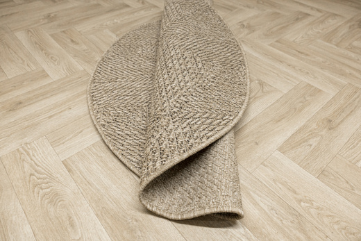 Okrągły Dywan Sznurkowy Patio 5036/178 Nature Beż Brąz Romby Outdoor
