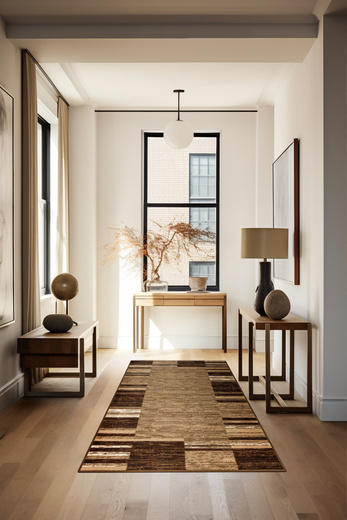 Antypoślizgowy Dywan Adagio 04 Beż Paski