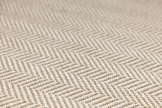 Dwustronny Sznurkowy Chodnik Brussels 205681/10610 Linen Krem Beż Jodełka szerokość 120 cm