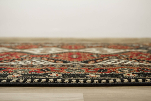 Dywan Ornamentowy Afgan 4358A black/red Czerwony Czarny Krem