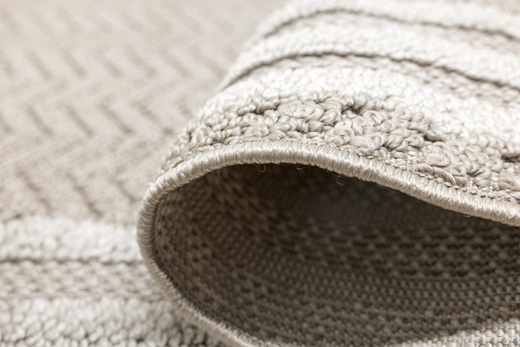 Dywan Milano 090 vizion/beige Beż Krem Ramka Frędzelki