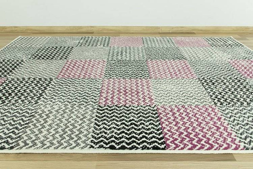 Dywan LUNA 503568/56935 patchwork fiolet