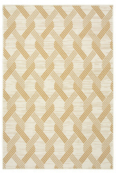 Dywan Sznurkowy Berg 28354/62 Geometryczny Romby Krem Pomarańczowy