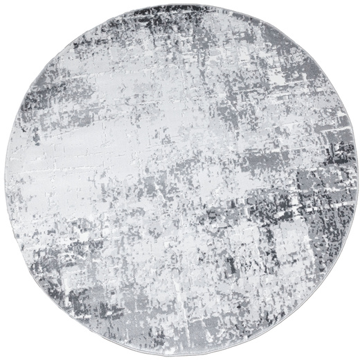 Okrągły Dywan Nantes NT041G Grey/Grey Szary Beton
