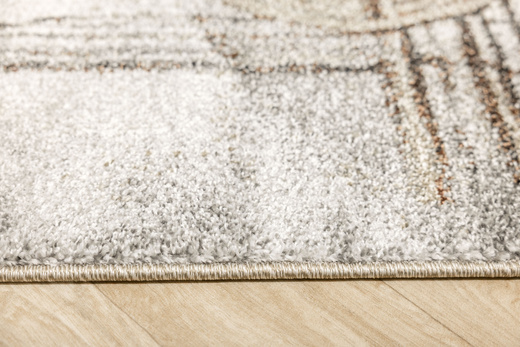 Dywan Ponte N877A d.grey/beige Szary Brąz Okręgi