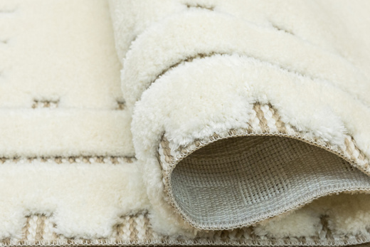 Dywan Shaggy Lula Soft IM41A Krem Beż Ramka