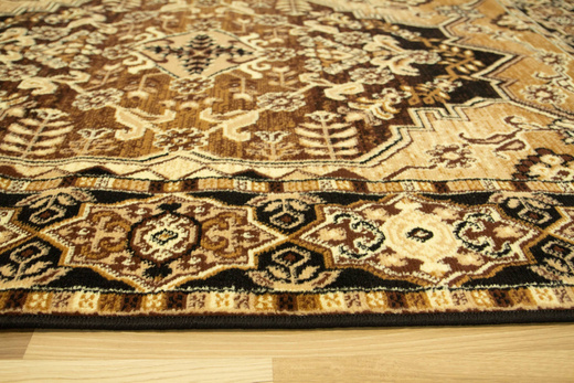 Dywan GOLD 279/12 Ornament Brąz Beż