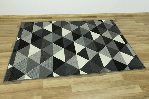 Dywan Luna 503430/56911 grey trójkąty