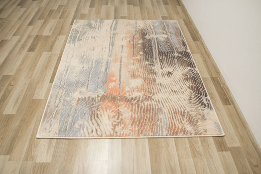 Dywan Wełniany Isfahan Ornan Morski Linie Abstrakcja