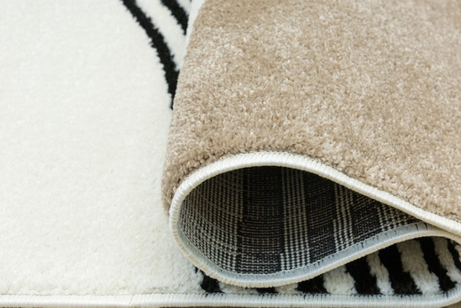 Dywan Clara 02923A cream/brown Brąz Krem Abstrakcja