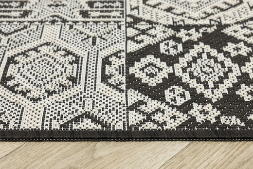 Antypoślizgowy Dywan FLEX 19636/91 Brąz Beż Patchwork