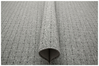 Wykładzina Zembla 73 Szary Grafit Kratka szerokość 2 m