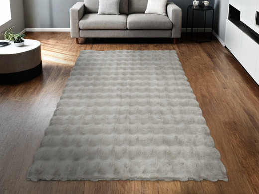 Dywan Oslo Bubble Taupe Szarobeżowy Rabbit Królik