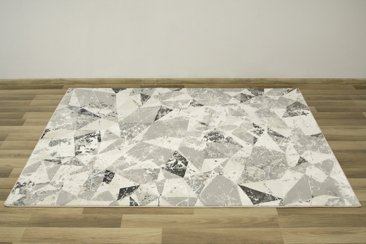 Dywan DAVINCI 2987A d.grey/grey Z84-21 Krem Szary Przecierany Marmur