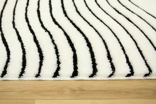 Dywanik Premium biało-czarny 60x100 cm