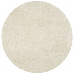 Okrągły Dywan Shaggy S001a J-beige Krem