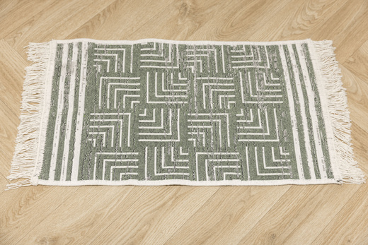 Dwustronny Dywanik Chodniczek Orient 40x70 1 Green Zieleń Krem