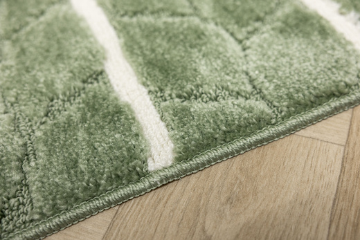 Komplet 3-częściowy Łazienkowy Fano Green Paski Zielony