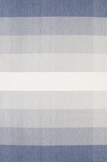 Dywan Dwustronny Sznurkowy Brussels 205248/10310 Ocean Niebieski Krem Pasy Outdoor