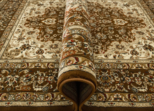 Dywan Super Rose 1874A brown/brown Ornament Brąz Beż