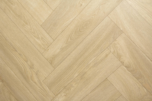 Wykładzina PCV Feelings Laurel Oak 116M Beż Brąz Parkiet Jodełka szerokość 2 m