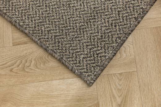 Dywan Monza-Special 177 Beż Krem Szary Jodełka Zygzaki Filc