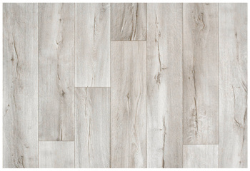 Wykładzina PCV Bartesa Cracked Oak 990M Szary Krem Beż szerokość 1,5 m