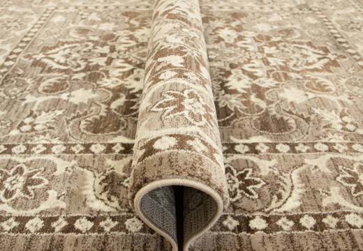 Dywan Victoria 8677A vizion/brown Ornament Brąz Krem