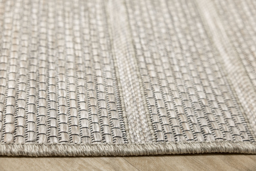 Dywan Sznurkowy Oria 82VH7-Y Beż Szary Prostokąty Gruby Splot