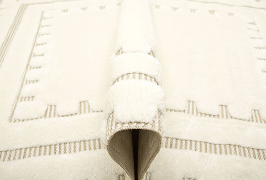 Dywan Shaggy Lula Soft IM41A Krem Beż Ramka