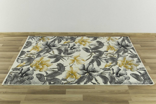 Dywan LUNA 503980/89935 mustard kwiaty