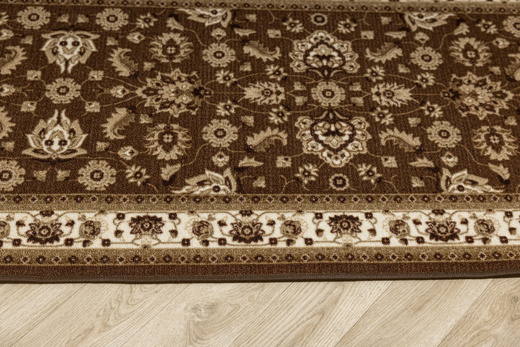 Chodnik Antypoślizgowy Antico 17 Brąz Ornament szerokość 100 cm