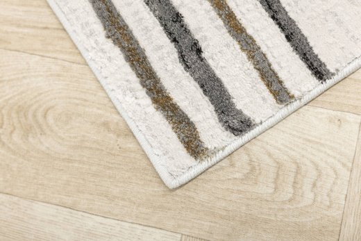 Dywan Verano H538A cream/grey Krem Szary Złoty Okręgi