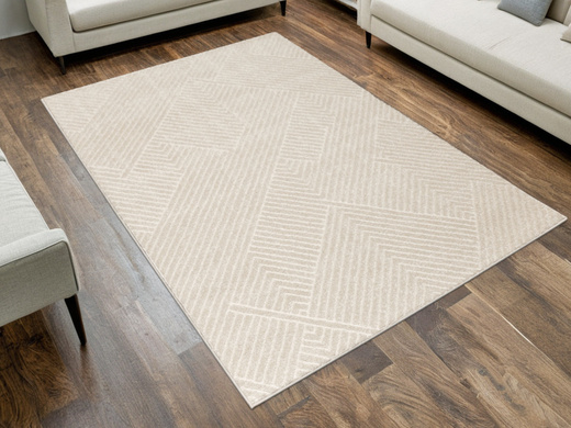 Dywan Matara N963A l.beige/sp.cream Beż Krem Linie