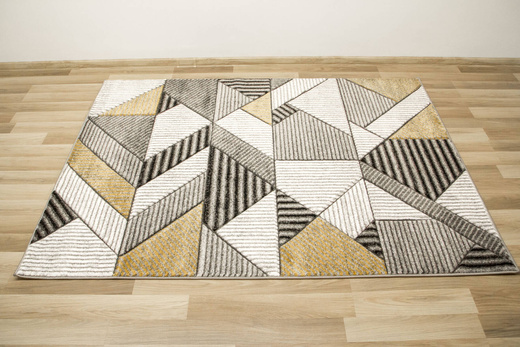 Dywan Amelia A632A grey/d.yellow Szary Żółty Linie Paski Kreski