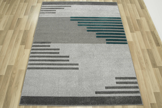 Dywan Agnella Meteo Portat zielony z efektem 3D