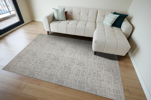 Wykładzina Pętelkowa Traffic 71 Szary Kratka Melanż szerokość 4 m