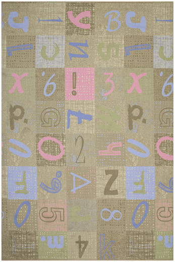 Dywan Blackboard 04 z Cfl-s1 Beż Róż